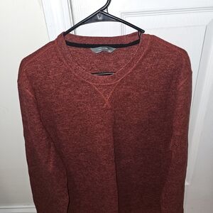 Classic Red Crewneck Sweater for Men